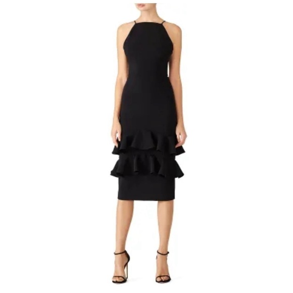 Christian Siriano black halter ruffle dress
Arabella size 14 $1100 retail - Picture 1 of 14